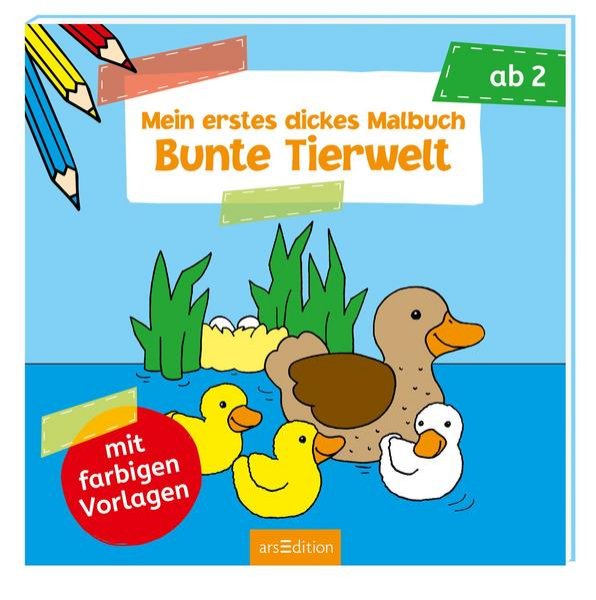 Bild zu Mein erstes dickes Malbuch Bunte Tierwelt