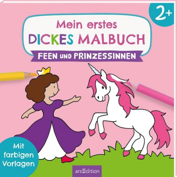 Bild zu Mein erstes dickes Malbuch ab 2 - Feen und Prinzessinnen