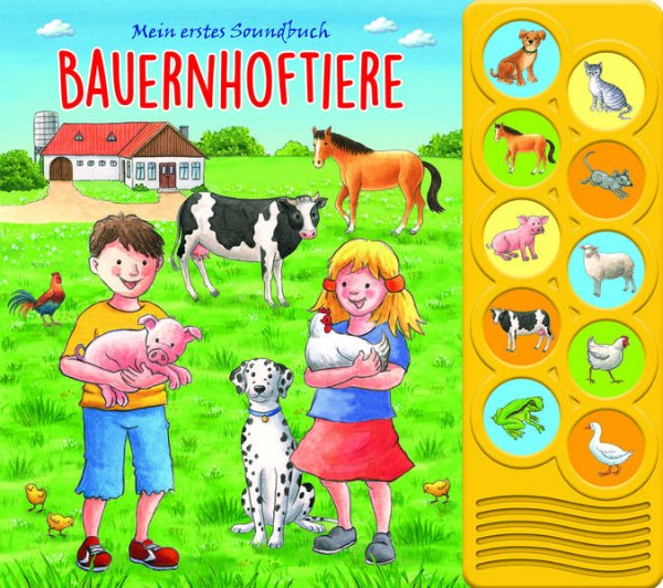 Bild zu 10-Button-Soundbuch, Bauernhoftiere