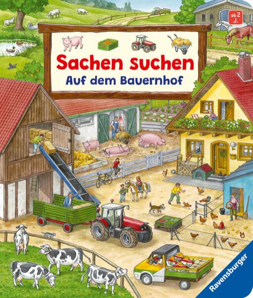 Bild zu Sachen suchen: Auf dem Bauernhof - Wimmelbuch ab 2 Jahren