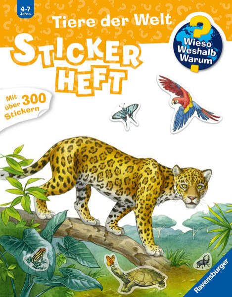 Bild zu Wieso? Weshalb? Warum? Stickerheft: Tiere der Welt