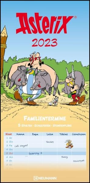 Bild zu Asterix 2023 Familienplaner - Familien-Timer - Termin-Planer - Kids - Kinder-Kalender - Familien-Kalender - 22x45