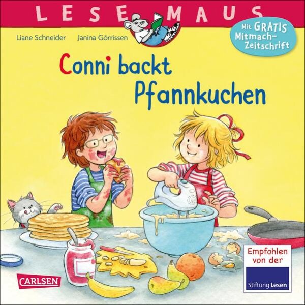 Bild zu LESEMAUS 123: Conni backt Pfannkuchen