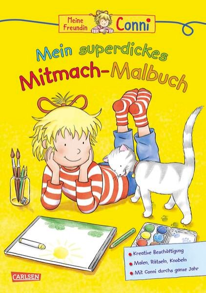 Bild zu Conni Gelbe Reihe (Beschäftigungsbuch): Mein superdickes Mitmach-Malbuch