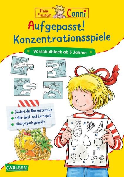 Bild zu Conni Gelbe Reihe (Beschäftigungsbuch): Aufgepasst! Konzentrationsspiele