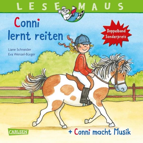 Bild zu LESEMAUS 206: "Conni lernt reiten" + "Conni macht Musik" Conni Doppelband