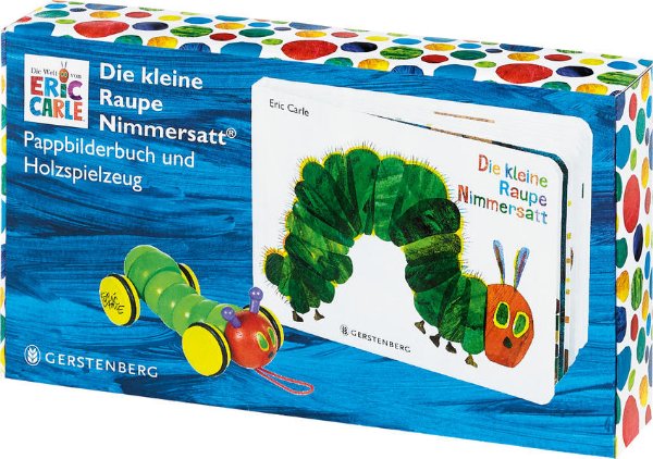 Bild zu Die kleine Raupe Nimmersatt - Geschenkset Pappbilderbuch mit PlanToys®-Holzraupe