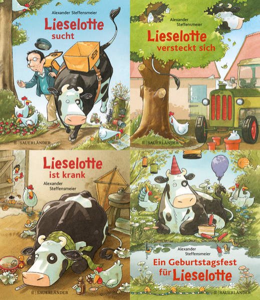 Bild zu Lieselotte Minibroschur 4er-Set