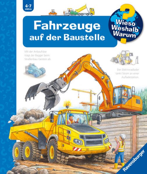 Bild zu Wieso? Weshalb? Warum?, Band 7: Fahrzeuge auf der Baustelle