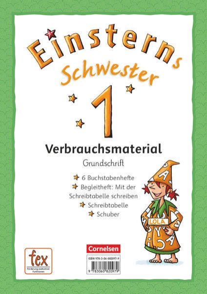 Bild zu Einsterns Schwester, Erstlesen - Ausgabe 2015, 1. Schuljahr, Grundschrift: 6 Buchstabenhefte und Begleitheft, Mit Schreibtabelle und Schuber