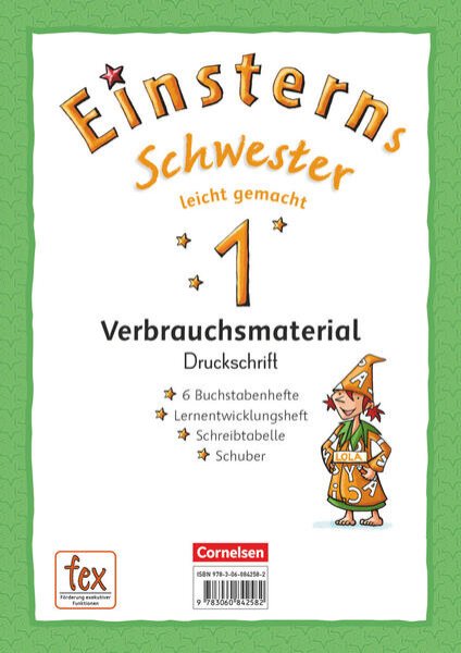 Bild zu Einsterns Schwester, Erstlesen - Ausgabe 2015, 1. Schuljahr, Leicht gemacht, Druckschrift: 6 Buchstabenhefte und Lernentwicklungsheft "Das kann ich schon", Mit Schreibtabelle und Schuber