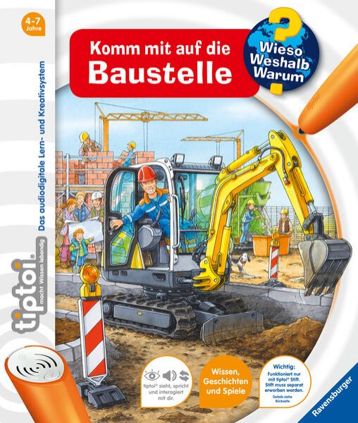 Bild zu tiptoi® Wieso? Weshalb? Warum? Komm mit auf die Baustelle