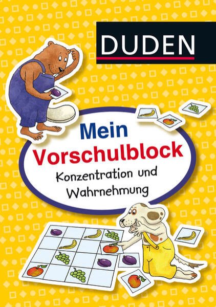 Bild zu Duden: Mein Vorschulblock: Konzentration und Wahrnehmung