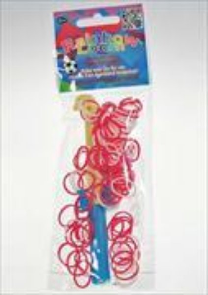 Bild von Rainbow Loom Team-Set Schweiz - Rot-Weiss-Rot + Nadel