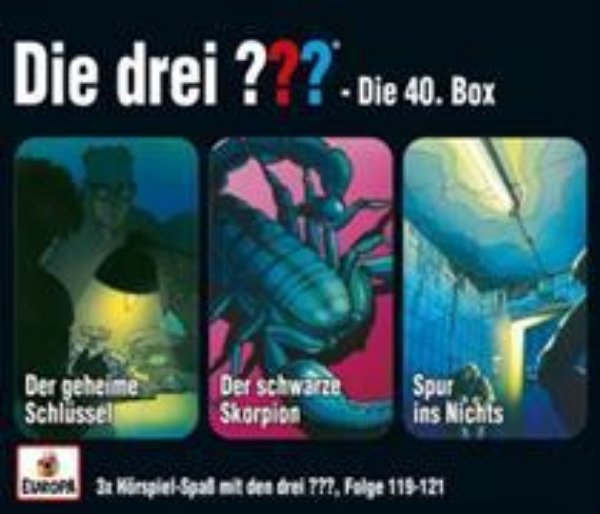 Bild von Die drei ??? - 3er Box 40 (Folgen 119, 120, 121)