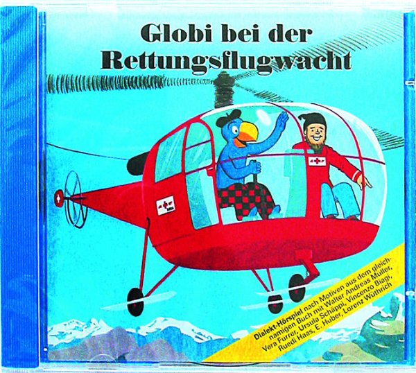 Bild zu Globi bei der Rettungsflugwacht CD