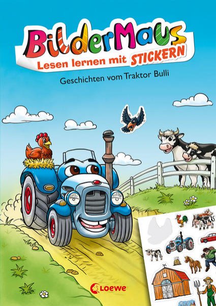 Bild zu Bildermaus - Lesen lernen mit Stickern - Geschichten vom Traktor Bulli