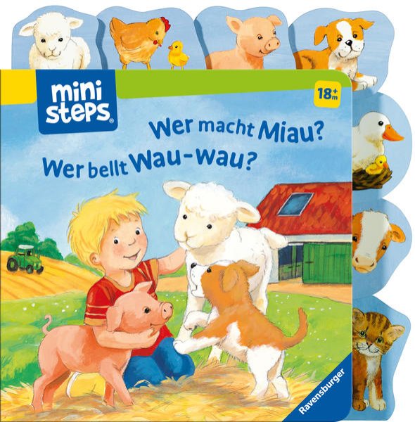 Bild zu ministeps: Wer macht Miau? Wer bellt Wau-wau?