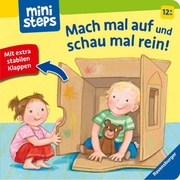 Bild zu ministeps: Mach mal auf und schau mal rein! Mit extrastabilen Klappen: Babybuch ab 1 Jahr, Spielbuch, Pappbilderbuch