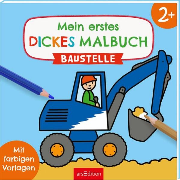 Bild zu Mein erstes dickes Malbuch ab 2 - Baustelle