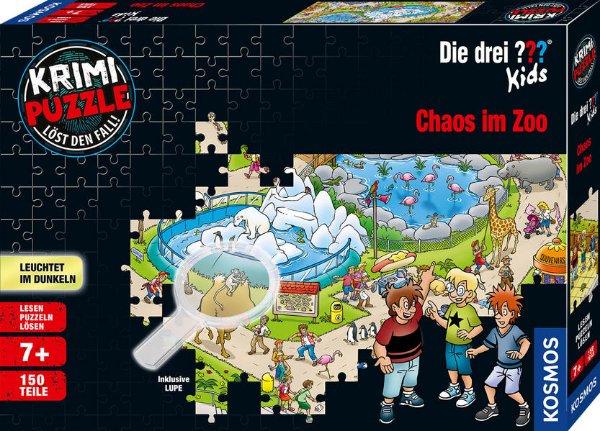 Bild zu Krimipuzzle ??? Kids 150 Teile / Chaos im Zoo