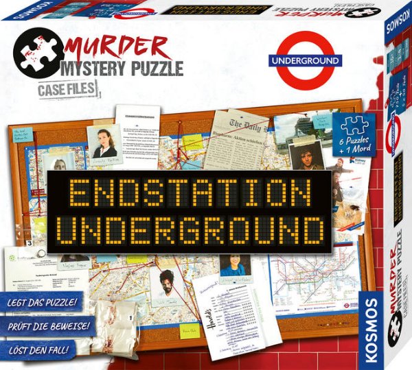 Bild zu Murder Mystery Puzzle - Endstation Underground