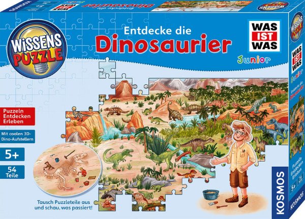 Bild zu Wissenspuzzle: WAS IST WAS junior - Entdecke die Dinosaurier