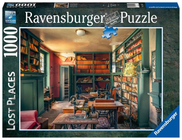 Bild zu Ravensburger Puzzle - Singer Library - Lost Places 1000 Teile