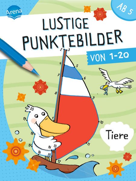 Bild zu Lustige Punktebilder von 1-20. Tiere