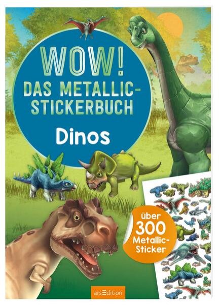 Bild zu WOW! Das Metallic-Stickerbuch - Dinos