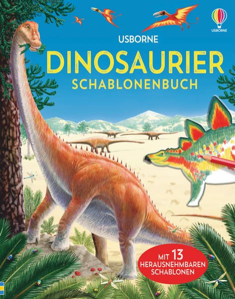 Bild zu Dinosaurier Schablonenbuch