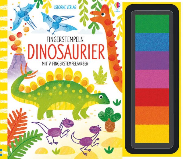 Bild zu Fingerstempeln: Dinosaurier