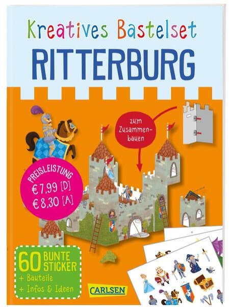 Bild zu Bastelset für Kinder: Kreatives Bastelset: Ritterburg