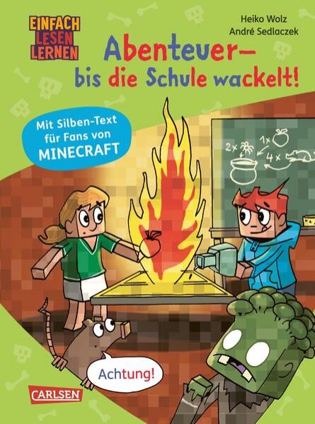 Bild zu Minecraft Silben-Geschichte: Abenteuer - bis die Schule wackelt!