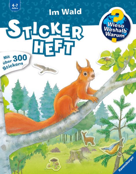 Bild zu Wieso? Weshalb? Warum? Stickerheft: Im Wald