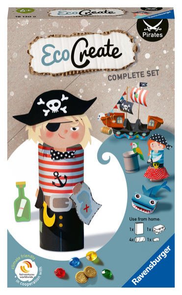 Bild zu Ravensburger EcoCreate 18130 - Pirates - DIY Bastelset für Kinder ab 6 Jahren