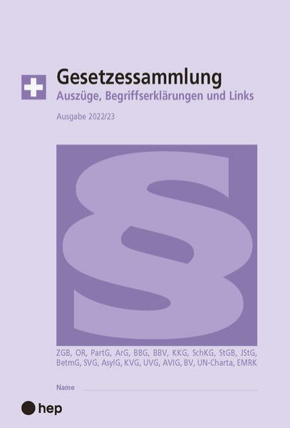 Bild zu Gesetzessammlung 2022/2023 (Ausgabe A4)