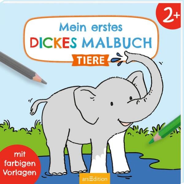 Bild zu Mein erstes dickes Malbuch ab 2 - Tiere