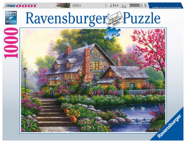 Bild zu Ravensburger Puzzle 15184 - Romantisches Cottage - 1000 Teile Puzzle für Erwachsene und Kinder ab 14 Jahren