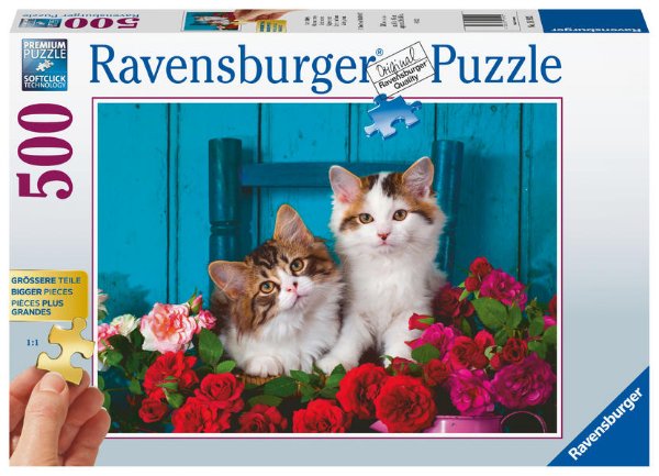 Bild zu Ravensburger Puzzle - Katzenbabys - Gold Edition 500 Teile