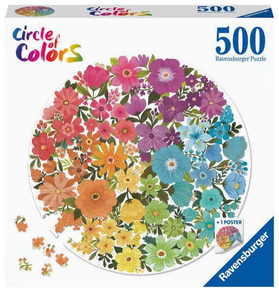 Bild zu Ravensburger Puzzle 17167 Circle of Colors - Flowers 500 Teile Puzzle