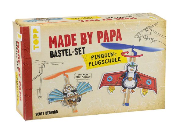 Bild zu Made by Papa Bastel-Set Pinguin-Flugschule