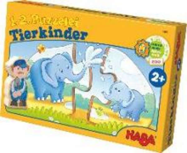 Bild von 1, 2, Puzzelei - Tierkinder