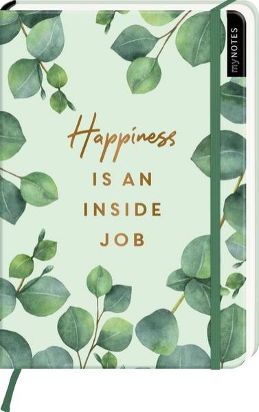 Bild zu myNOTES Notizbuch A5: Happiness is an inside job