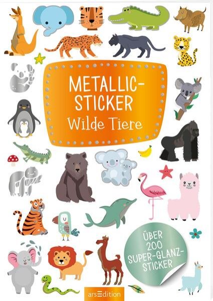 Bild zu Metallic-Sticker - Wilde Tiere