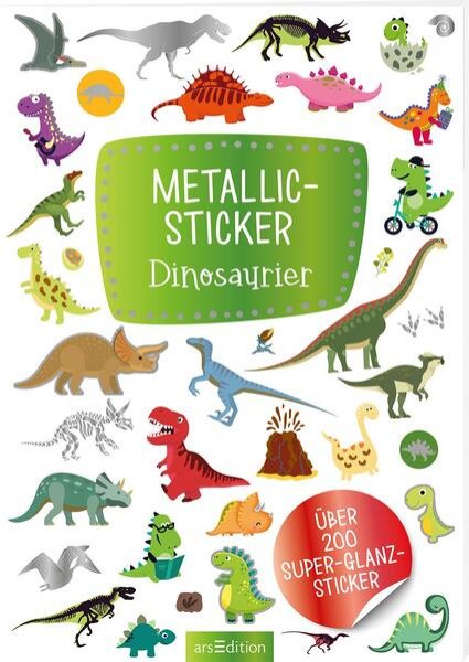 Bild zu Metallic-Sticker - Dinosaurier