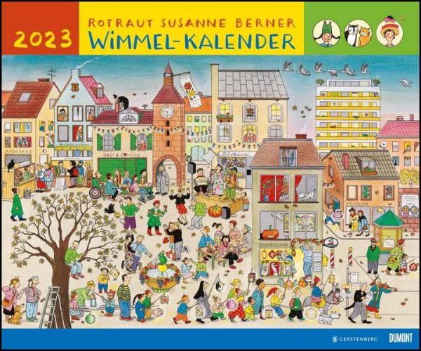 Bild zu Wimmel-Kalender 2023 - DUMONT Kinderkalender - Wandkalender 60 x 50 cm - Spiralbindung