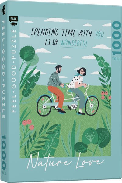 Bild zu Feel-good-Puzzle 1000 Teile - NATURE LOVE: Spending time with you is so wonderful