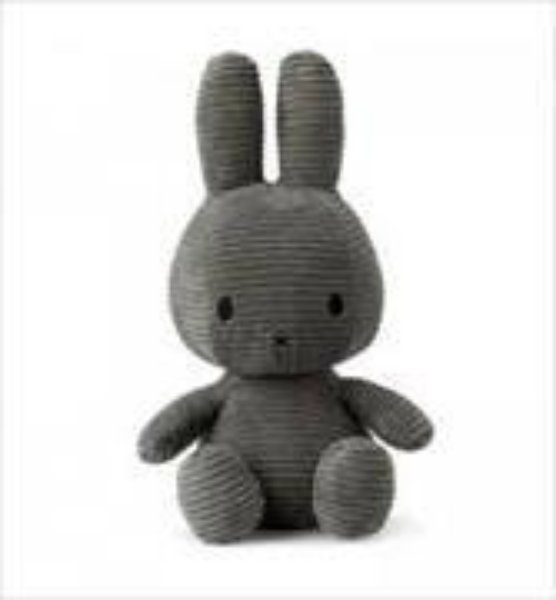 Bild von Miffy Kordsamt dunkelgrau 33 cm