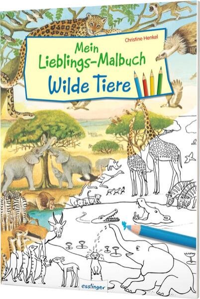 Bild zu Mein Lieblings-Malbuch - Wilde Tiere